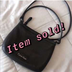 Charcoal Gray Calvin Klein Purse